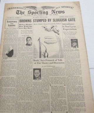 The Sporting News Newspaper Ken Raffensberger June 29,  1944 101014lm - Eb4