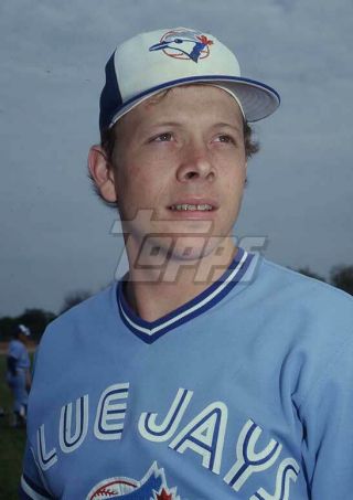 1982 Topps Baseball Card Final Color Negative Barry Bonnell Blue Jays