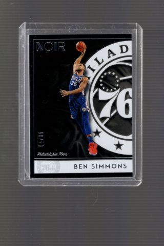 2018 - 19 Noir Ben Simmons Icon Edition Variation 95 64/85 76ers