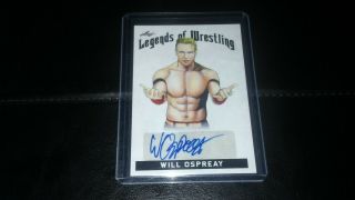 2018 Leaf Legends Of Wrestling Auto Will Ospreay