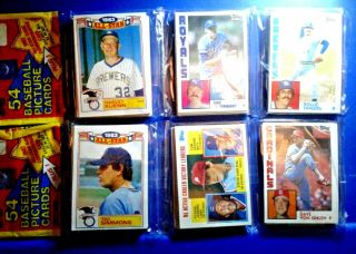 2 Topps 1984 Baseball Rack Packs - T Seaver,  S Carlton,  R Fingers N More