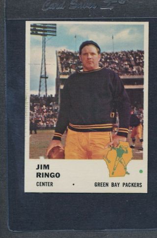 1961 Fleer 096 Jim Ringo Packers Nm 621