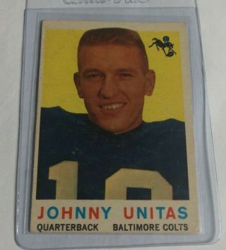 R7311 - Johnny Unitas - 1961 Topps - 1 - Colts -