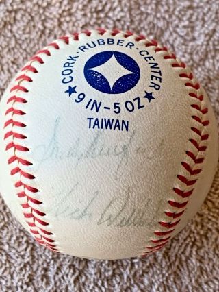 1963 Dodgers Autographed Baseball: Sandy Koufax,  Don Drysdale And 16 More