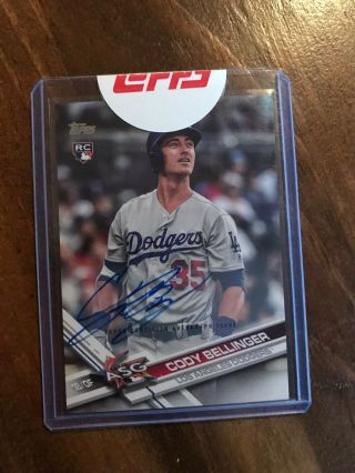 Cody Bellinger 2017 Topps Update Base Set Variation Asg Ssp Rc On Card Auto