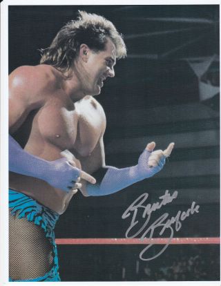 Wwe Wwf Wrestling Brutus Beefcake Autographed Signed 8x10 Photo
