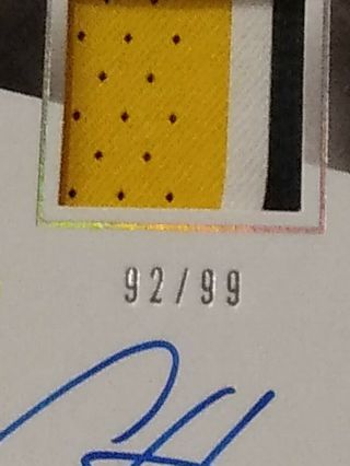 2018 - 19 Panini Noir Aaron Holiday RPA Pacers 92/99 rookie 5