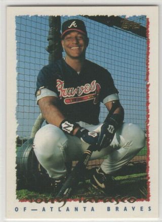 1995 Topps Baseball Atlanta Braves Team Set