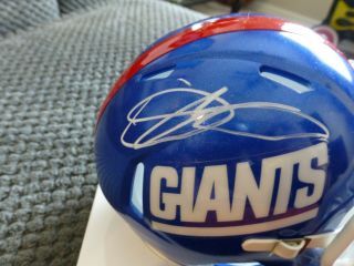 Odell Beckham Jr.  Signed Autographed York Giants Speed Mini Helmet JSA 2