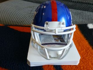 Odell Beckham Jr.  Signed Autographed York Giants Speed Mini Helmet JSA 3