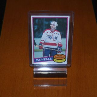 1980 O - Pee - Chee Hockey Rookie Mike Gartner Washington Capitals Hall Of Famer V.  G