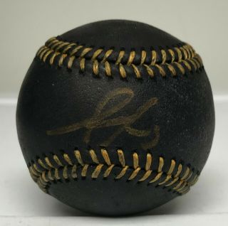 Alex Reyes Signed Black Leather Baseball Autographed Auto Jsa Cardinals