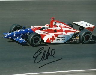 Eddie Cheever Autographed Indy 500 8x10 Photo