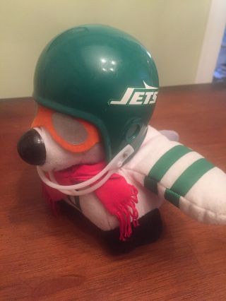 York Jets Huddles Licensed Nfl 1983 Vintage Mascot Plush Tudor Games