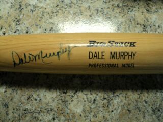 Autographed Baseball Bat - Dale Murphy - Rawlings Big Stick Professional Model