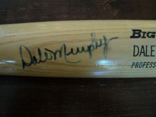 Autographed Baseball Bat - DALE MURPHY - Rawlings Big Stick Professional Model 3