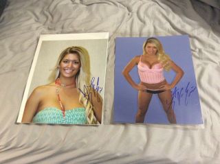 Sexy Tna Knockout Lacey Von Erich Signed Autographed 8x10 Photo Choose One