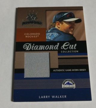 Larry Walker - 2003 Diamond Kings - Diamond Cut Jersey - 315/500 - Rockies -