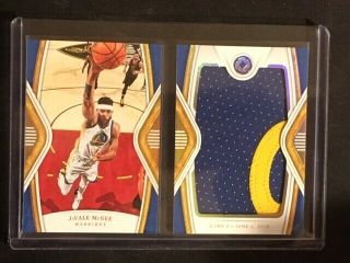2018 - 19 Opulence - Javale Mcgee - Nba Finals Booklet - Warriors - Ed 05/13