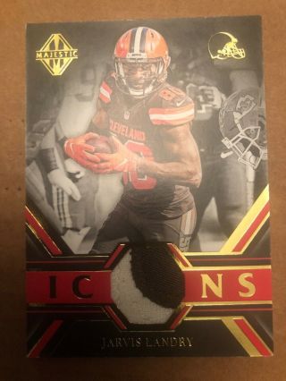2019 Majestic Jarvis Landry Game Worn Patch Sp 07/10 Cleveland Browns