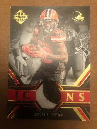 2019 Majestic Jarvis Landry Game Worn Patch SP 07/10 Cleveland Browns 2