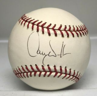 Larry Walker Single Signed Baseball Autographed Auto Psa/dna Expos Rockies