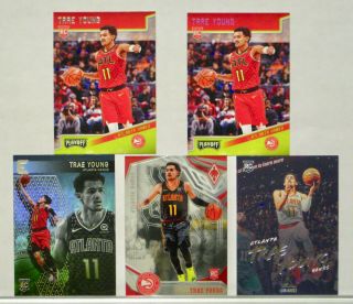 Trae Young Rc X5 2018 - 19 Chronicles Phoenix Essentials Luminance Playoff /pink