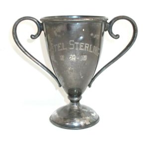 Vintage Hotel Sterling Trophy Cup 1915 Estate Find