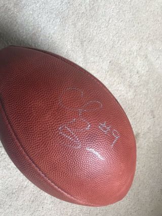 NFL Official Game Ball - Autographed By Chris Boswell 2