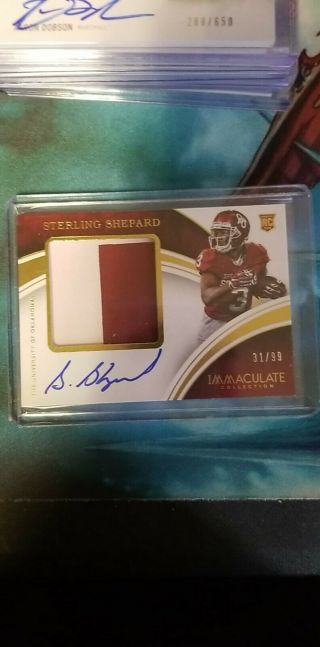 2016 Immaculate Patch Auto Sterling Shepard 31/99 Ou