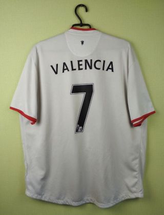 Manchester United Jersey Shirt 7 Valencia 2013/2014 Away Nike Football Size 2xl