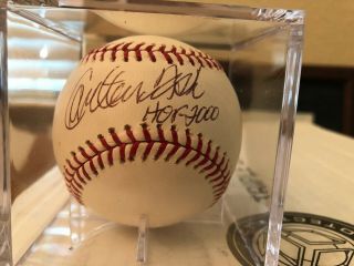 Red Sox Hall Of Famer Carlton Fisk Signed Baseball With Hof 2000 - Jsa Authentic