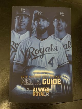 2019 Kansas City Royals Baseball Media Guide Mlb Bubble Wrapped