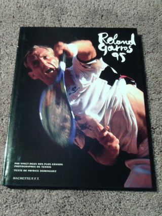1995 Roland Garros Photo Book Yearbook Hardcover French Open Tennis Steffi Graf