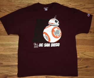 Uc San Diego Tritons This Is How We Roll Bb8 Star Wars Champion Shirt Xl Sga