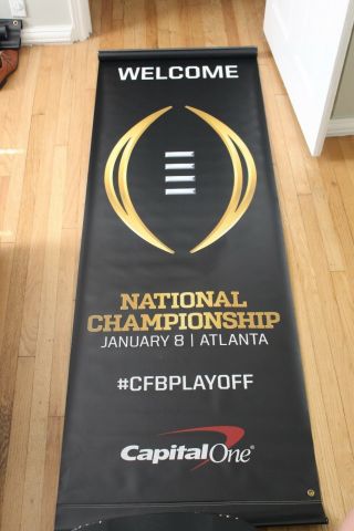 Capital One Alabama Vs Georgia Football Game.  2018 Cfp Football Banner 8 