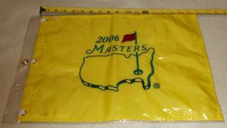 2006 Pga Masters Flag - Augusta Ga Phil Mickelson Winner In Package