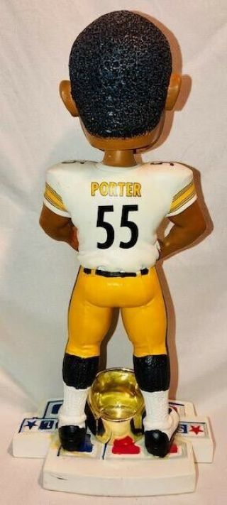 Joey Porter Pittsburgh Steelers Bowl XL Champions Ring Bobblehead 2