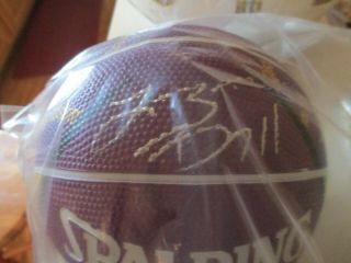 Lonzo Ball La Lakers Signed Autographed Mini Logo Basketball Certified.