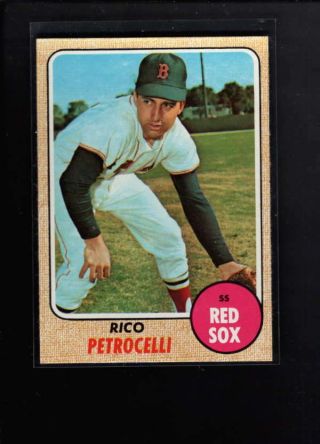 1968 Topps 430 Rico Petrocelli Red Sox Nm - Mt Li3057