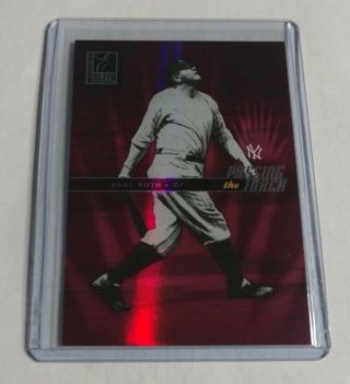 R7127 - Babe Ruth - 2004 Donruss Elite - Passing The Torch - 516/1000 -
