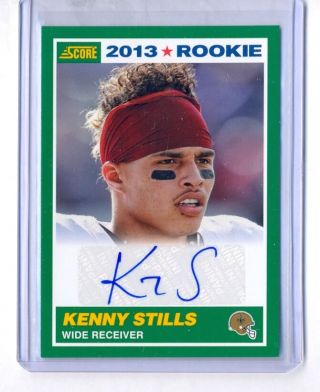 Kenny Stills 2013 Score Rookie Auto Autograph Rc