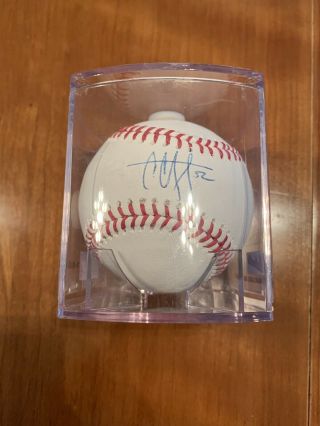 Cc Sabathia 52 York Yankees Autographed Baseball