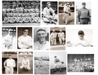 14 Photos,  1919 Chicago Black - White Sox Baseball Team Photo,  Shoeless Joe Jackson 2