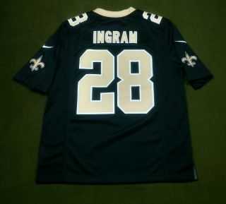 Nike On Field Nfl Orleans Saints 28 Mark Ingram Stitched Jersey Size Large