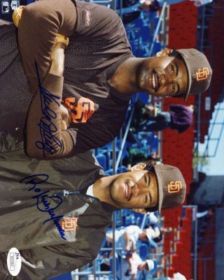 Roberto And Sandy Alomar Jsa Autograph 8x10 Photo Hand Signed Authentic