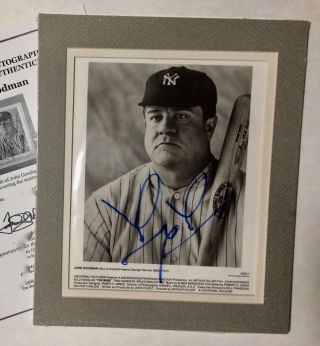 Babe Ruth/ John Goodman Movie Picture Photo /matted Hand Signed Autographed