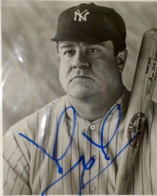 Babe Ruth/ John Goodman Movie picture Photo /Matted hand Signed Autographed 2