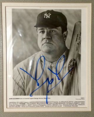 Babe Ruth/ John Goodman Movie picture Photo /Matted hand Signed Autographed 4