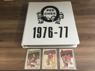 1976 77 Opc O - Pee - Chee Complete Set 396 Cards Ex - Mt,  Trottier Williams Rookie